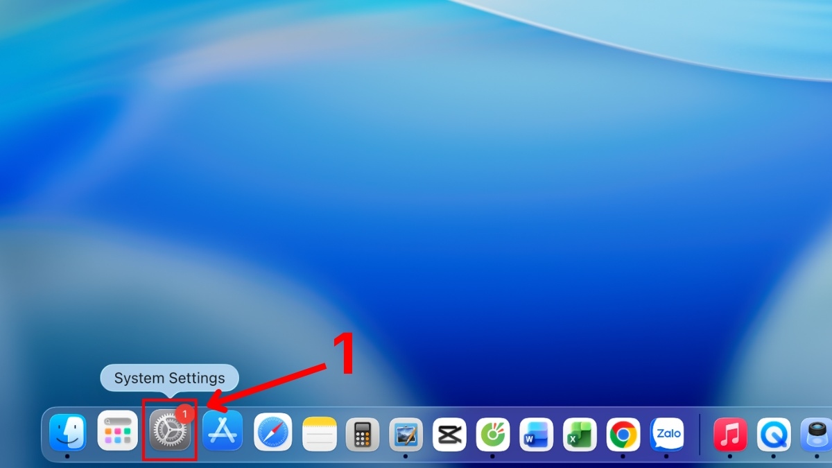 bật Battery Saver trên macos bước 1