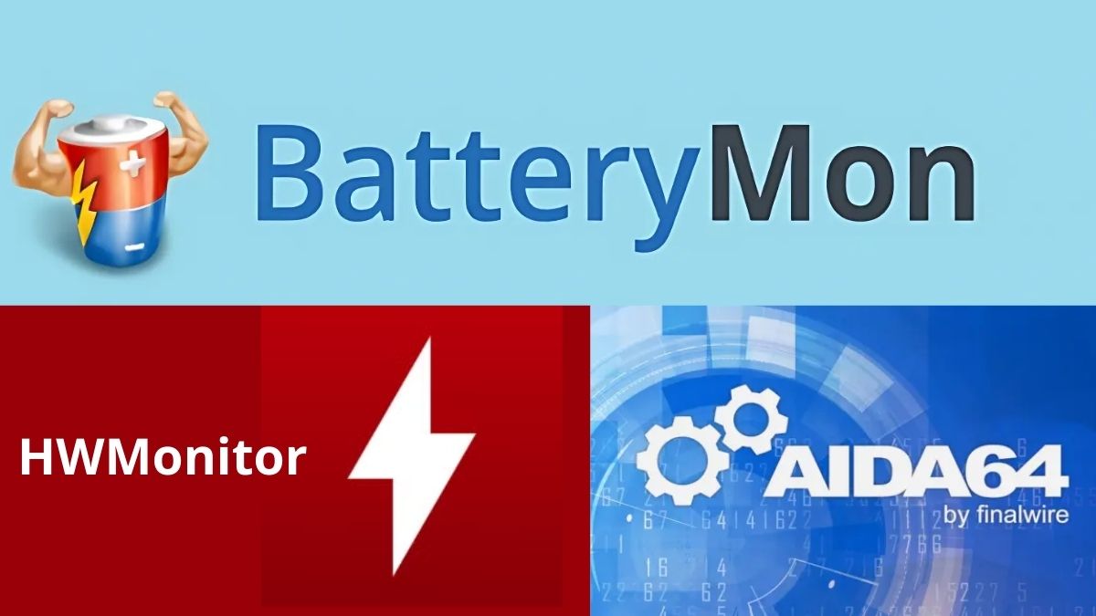 So sánh BatteryMon với HWMonitor, AIDA64