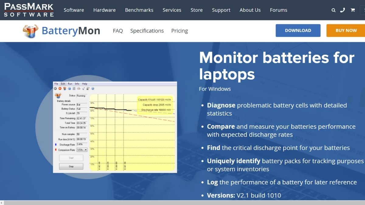 Hướng dẫn cách tải phần mềm BatteryMon - bước 1