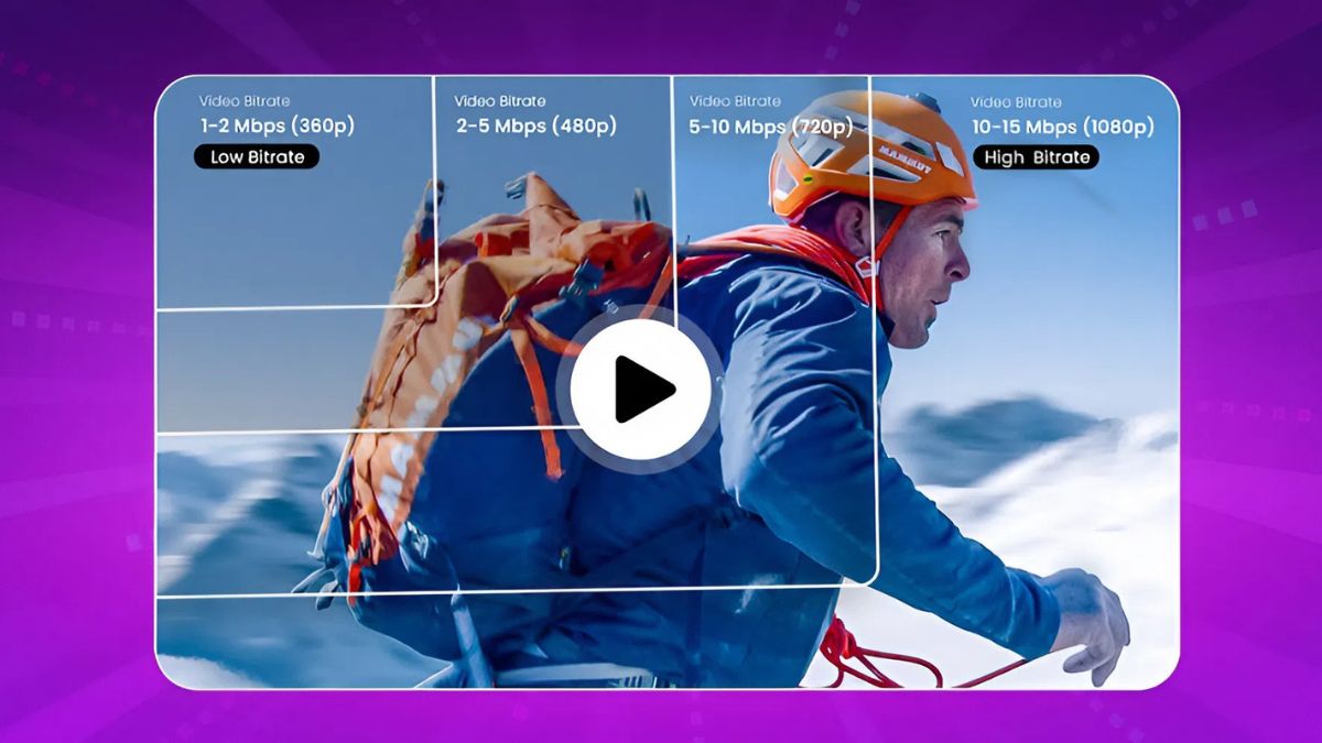 Bitrate ảnh hưởng đến video