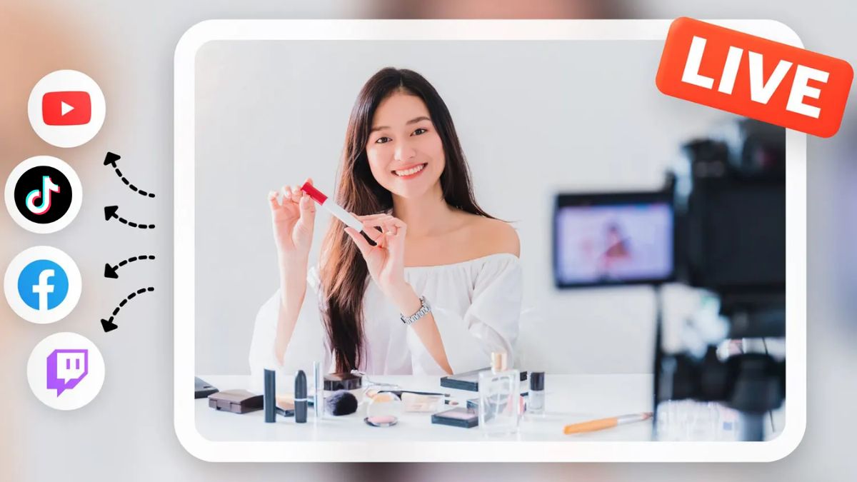 Bitrate livestream Facebook, TikTok, YouTube