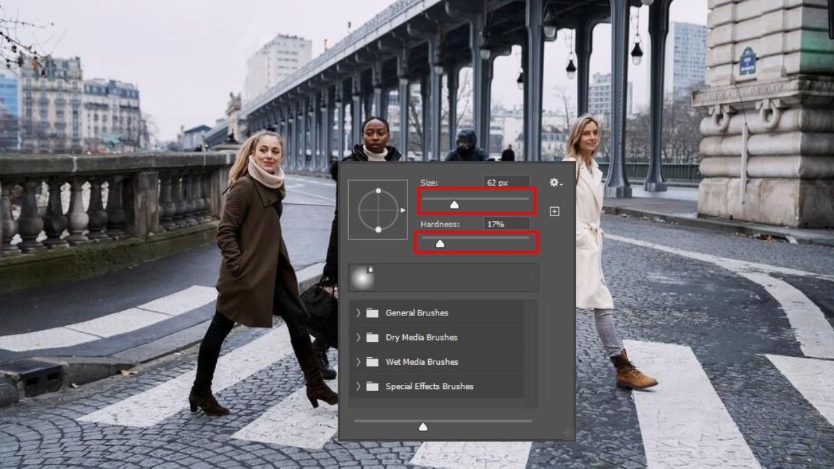 Cách làm mờ ảnh trong Photoshop bước 2