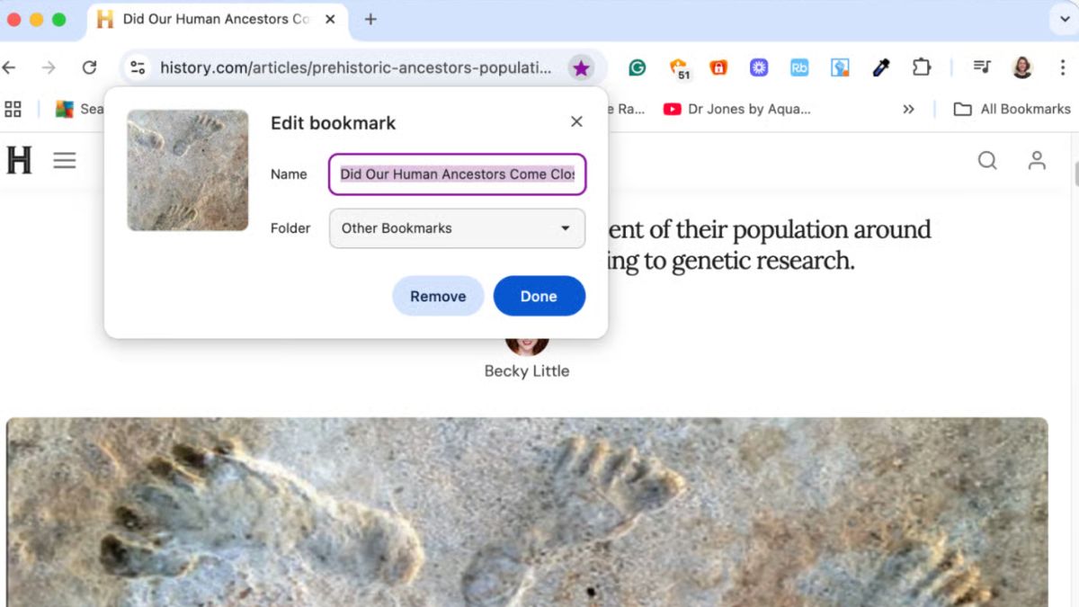 Bookmark là gì?