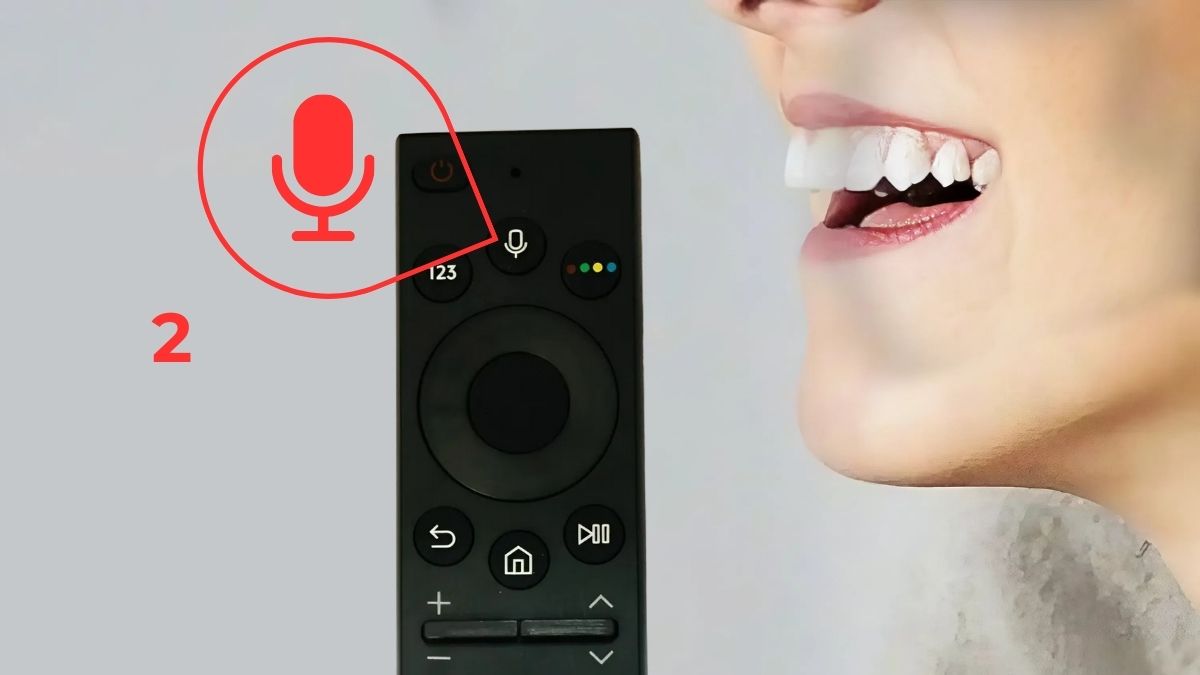 Kiểm tra tivi Samsung có chức năng tìm kiếm bằng giọng nói bước 2