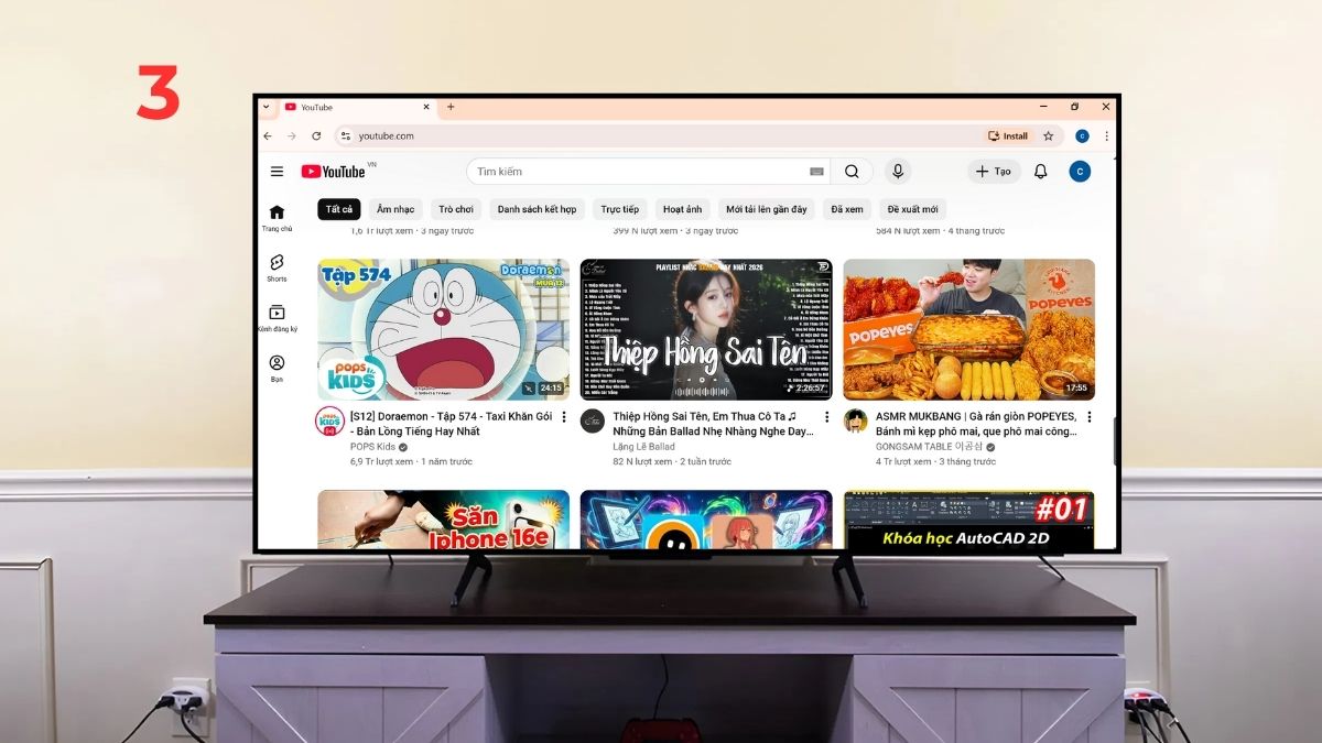 Kiểm tra tivi Samsung có chức năng tìm kiếm bằng giọng nói bước 3
