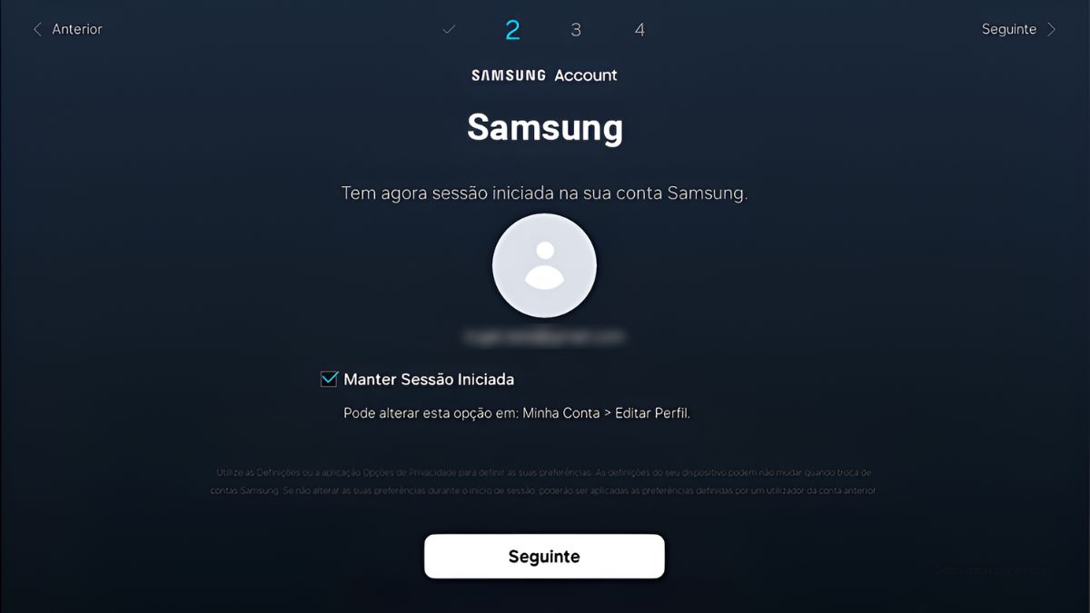 Lưu ý quan trọng khi đăng nhập Samsung Account trên Smart TV