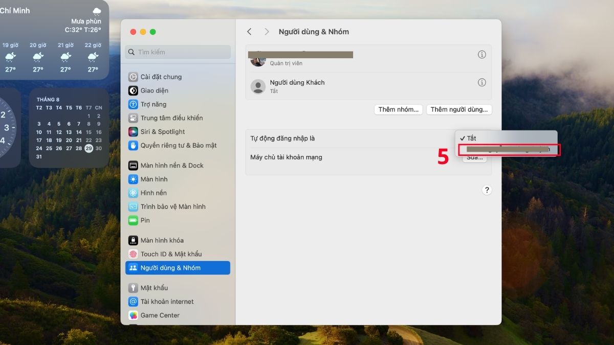 Xóa mật khẩu trên máy tính macOS bước 3
