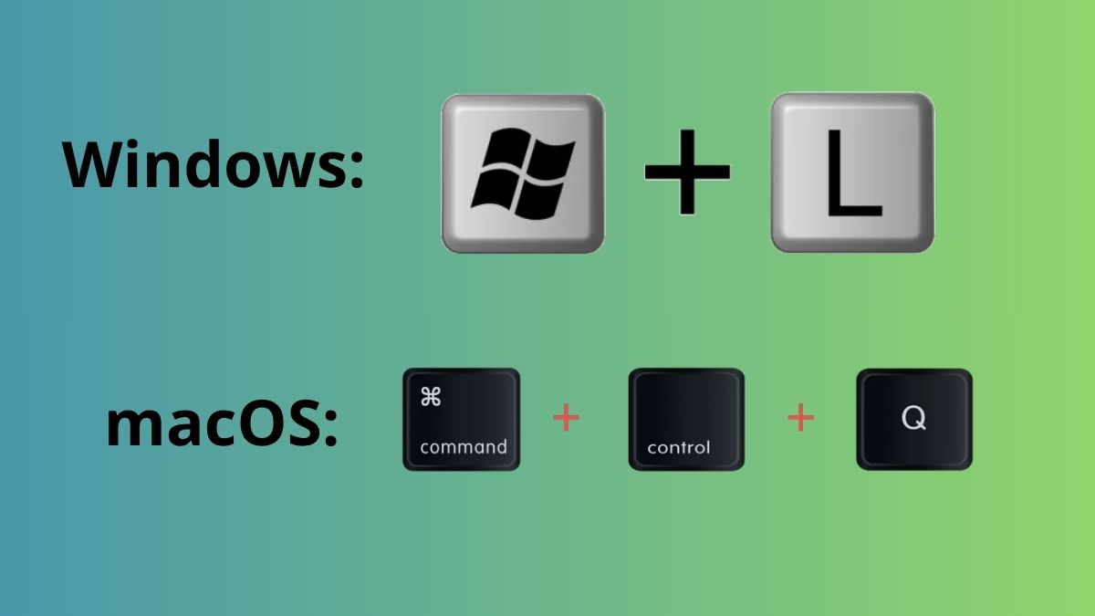 Phím tắt khóa màn hình nhanh trên Windows và Mac