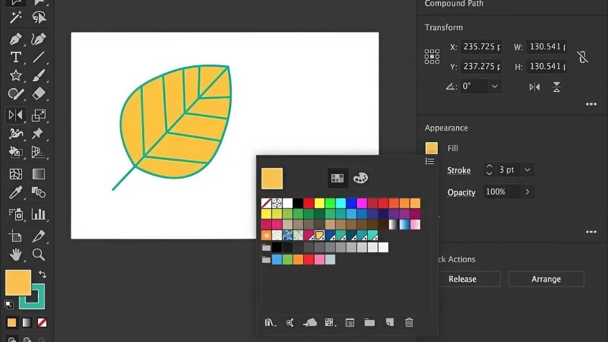 cách đổ màu trong illustrator mang lại lợi ích gì?