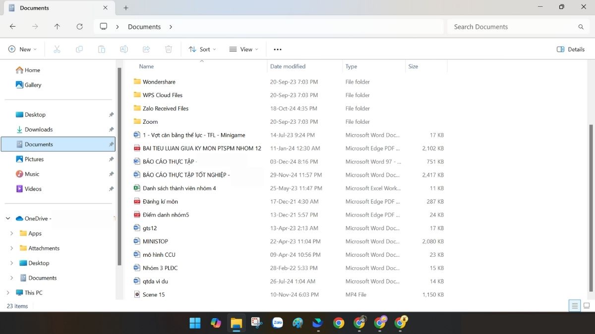 Cách đổi tên file Word trên máy tính Windows khi cửa mở file bước 1