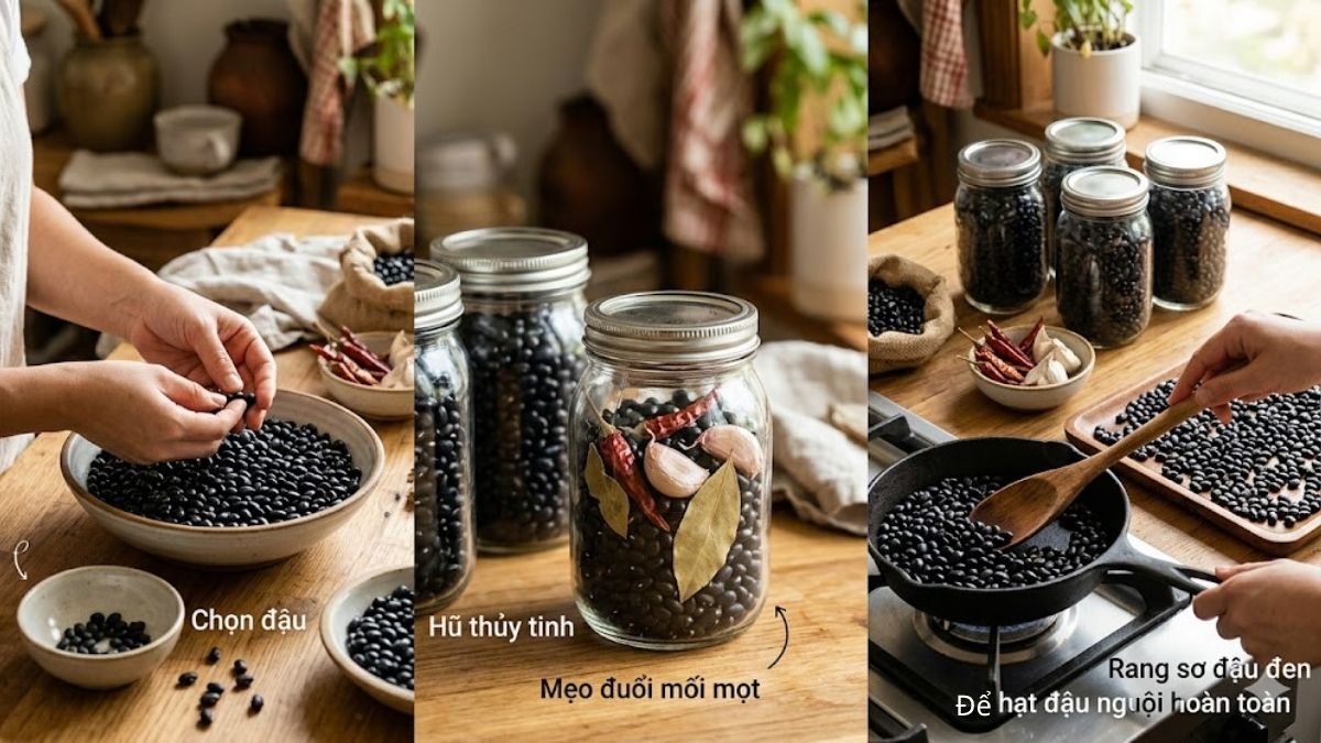 Mẹo bảo quản đậu đen lâu hơn từ chuyên gia