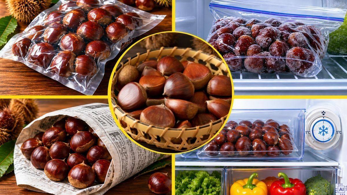Mẹo giữ hạt dẻ tươi ngon lâu hơn