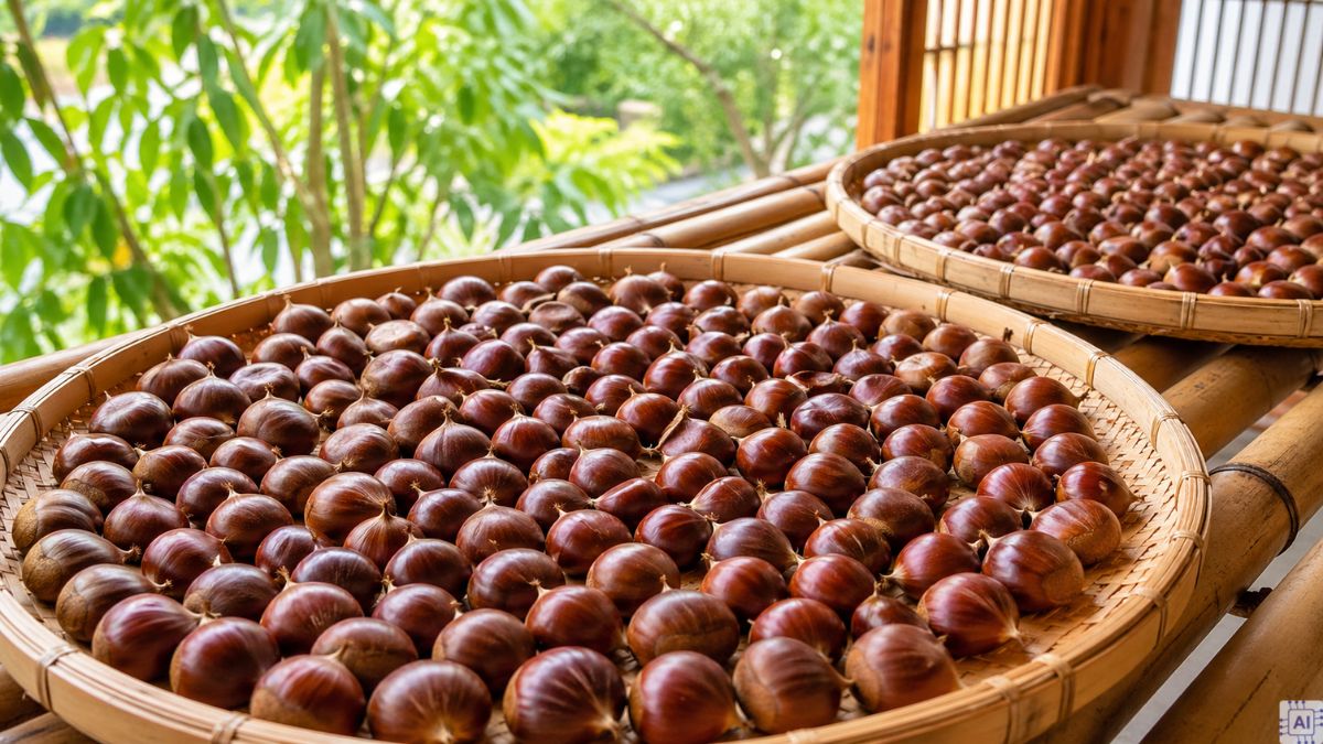 Hướng dẫn sơ chế hạt dẻ trước khi bảo quản bước 4
