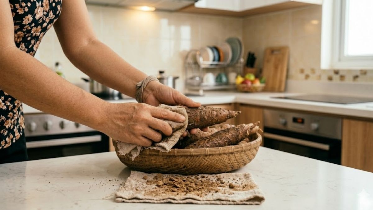 cách bảo quản khoai mì sống trong tủ lạnh chuẩn bước 2