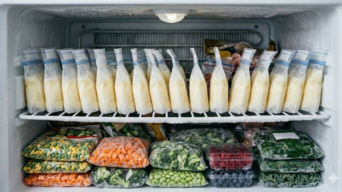 Nhiệt độ lý tưởng khi bảo quản sữa mẹ trong ngăn đông