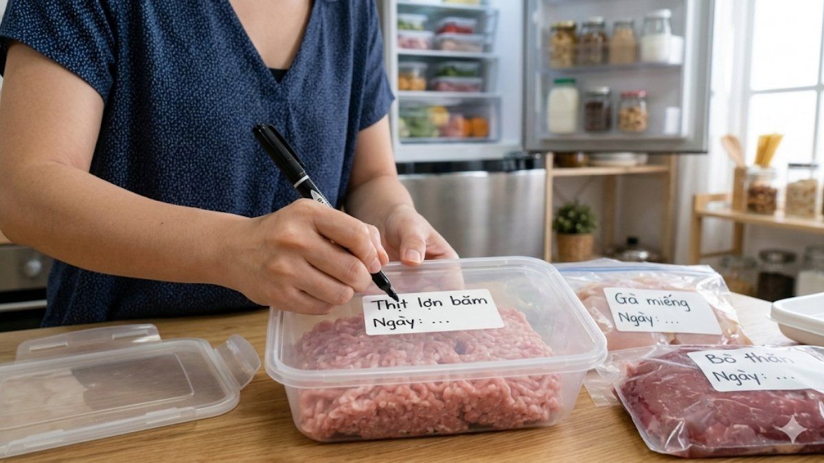 Cách bảo quản thịt trong tủ lạnh bằng cách đóng gói đúng cách bước 3