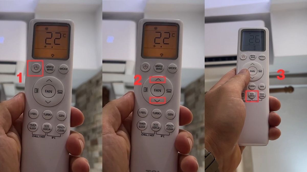 cách bật điều hoà tiết kiệm điện bằng dùng chế độ ECO