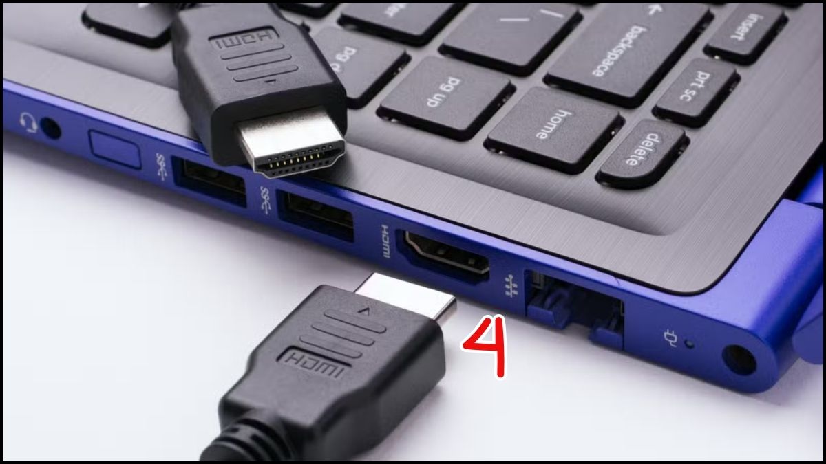 cách chỉnh màn hình máy tính bị lệch bằng kiểm tra lại dây cáp kết nối bước 2