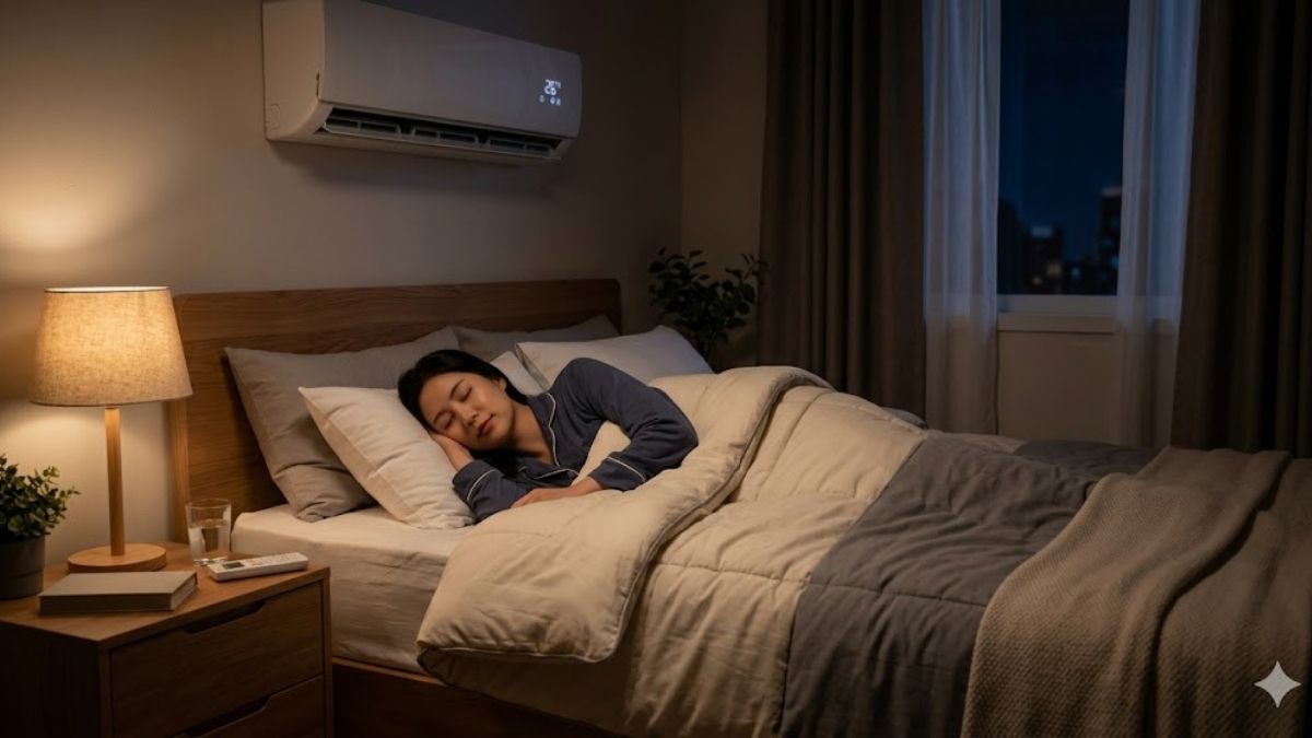 Cách chỉnh để ngủ ban đêm không bị quá lạnh