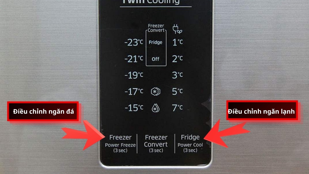 Cách chỉnh tủ lạnh Samsung 2 dàn lạnh