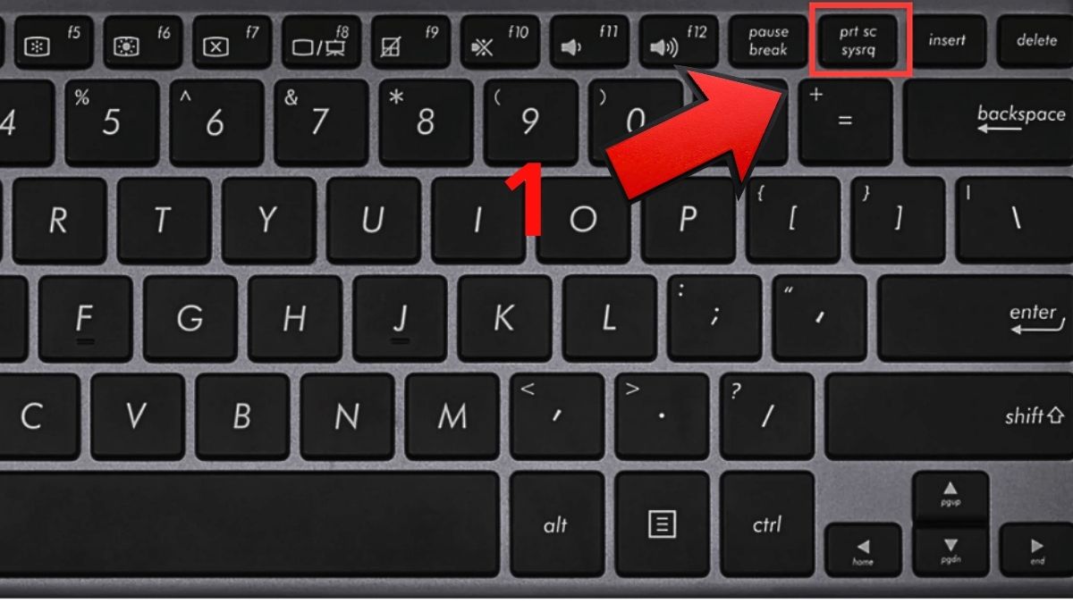 cách chụp màn hình laptop lenovo bằng phím tắt bước 1