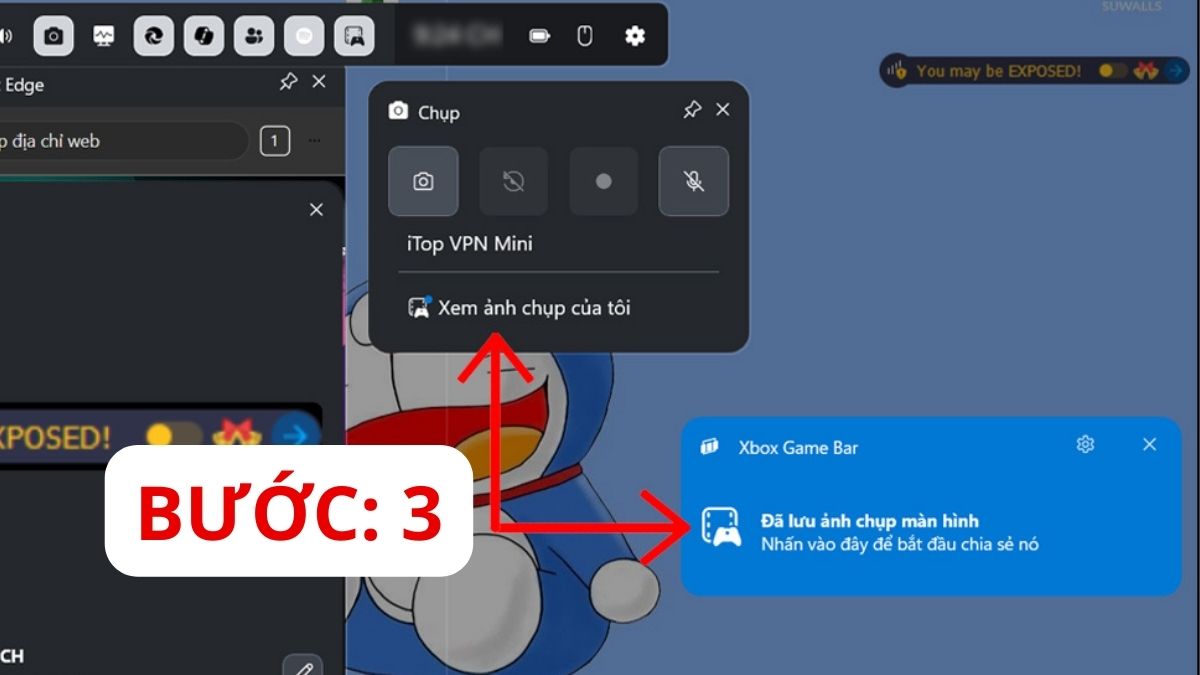 cách chụp màn hình laptop lenovo bằng xbox game bar bước 3