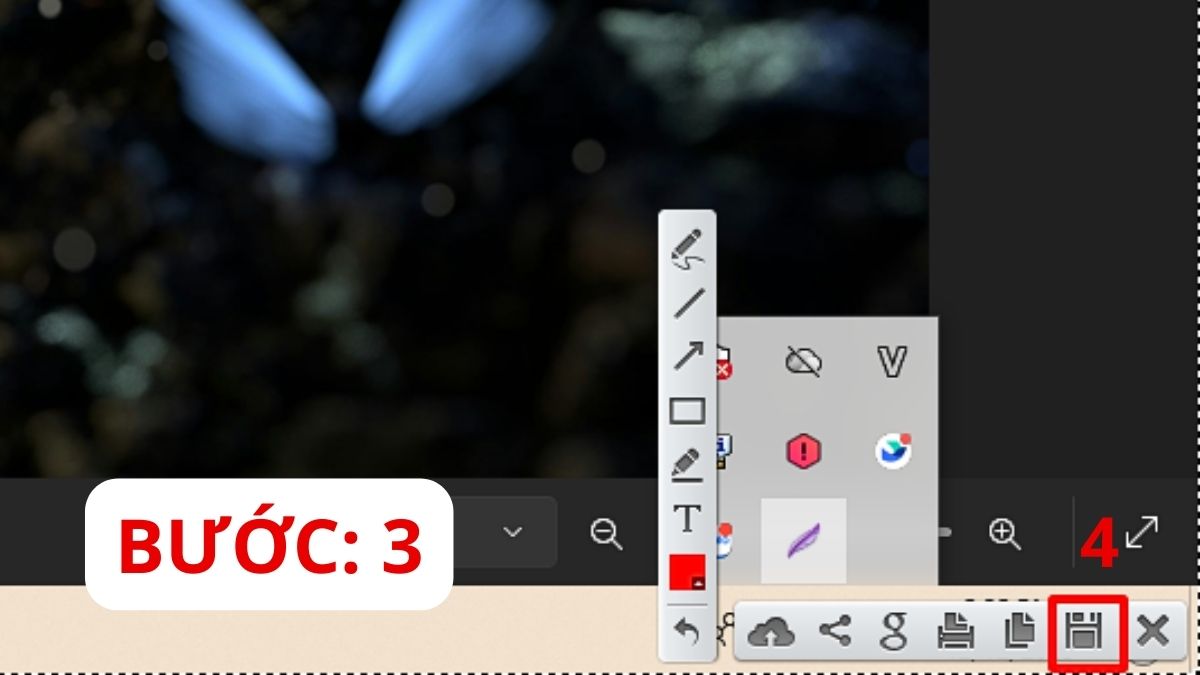 cách chụp màn hình laptop lenovo bằng lightshot bước 3