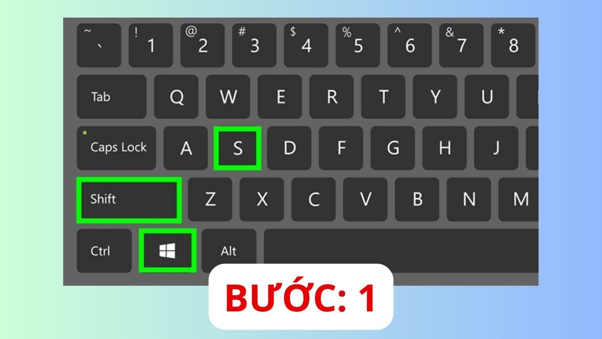 Cách chụp một phần màn hình Lenovo bằng phím tắt bước 1