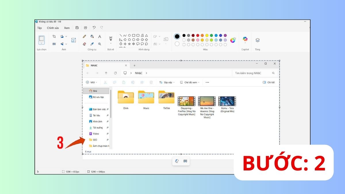 Cách chụp 1 cửa sổ đang mở trên laptop Lenovo bước 2