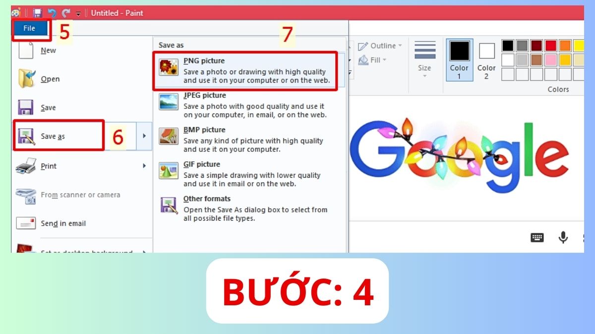 cách chụp màn hình laptop lenovo bằng phím tắt bước 4