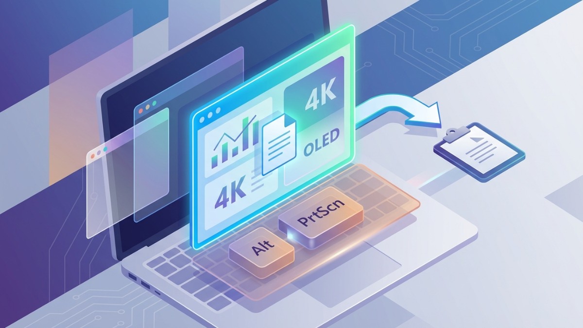 chụp một cửa sổ trên laptop MSI bằng phím tắt