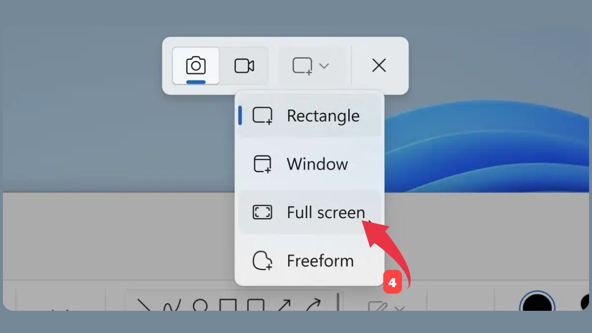 cách chụp màn hình laptop msi bằng snipping tool bước 3