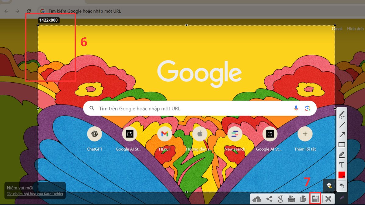 cách chụp màn hình máy tính asus win 10 bằng lightshot bước 3