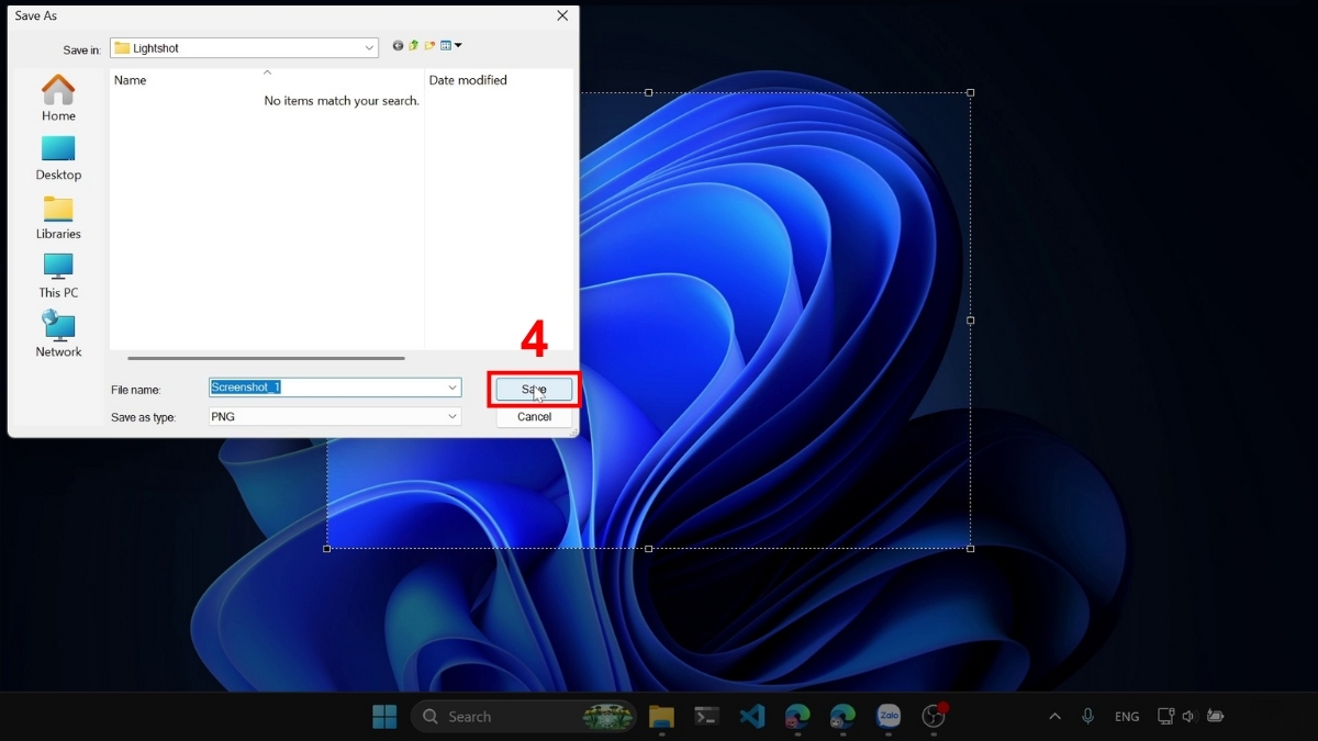 Cách chụp màn hình bằng chuột bằng Lightshot bước 4