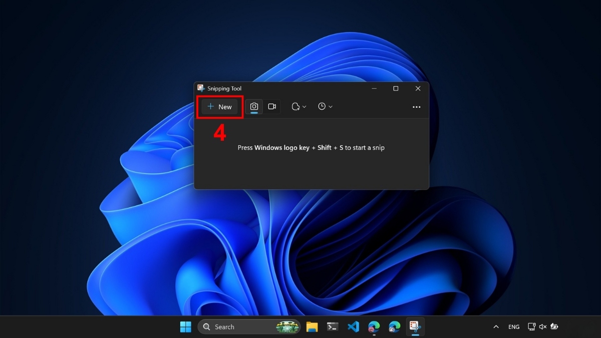 Cách chụp màn hình máy tính bằng chuột trên Windows bước 2