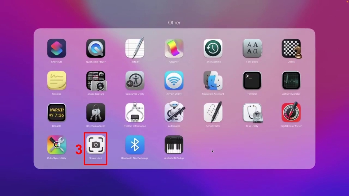 Cách chụp màn hình máy tính bằng chuột trên MacBook bước 2