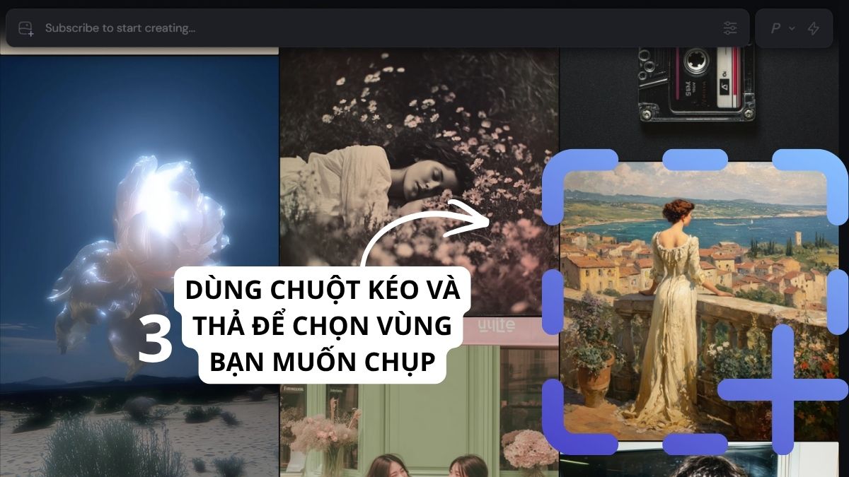 cách chụp màn hình máy tính fujitsu bằng snipping tool bước 3