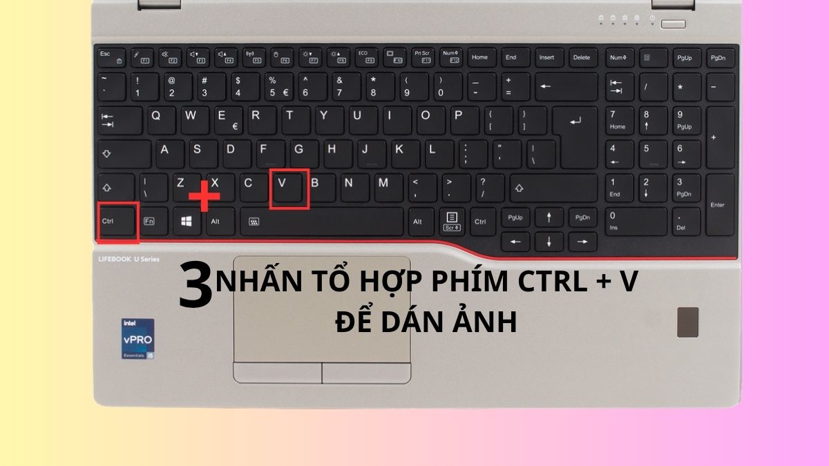 cách chụp màn hình máy tính fujitsu bằng print screen bước 3
