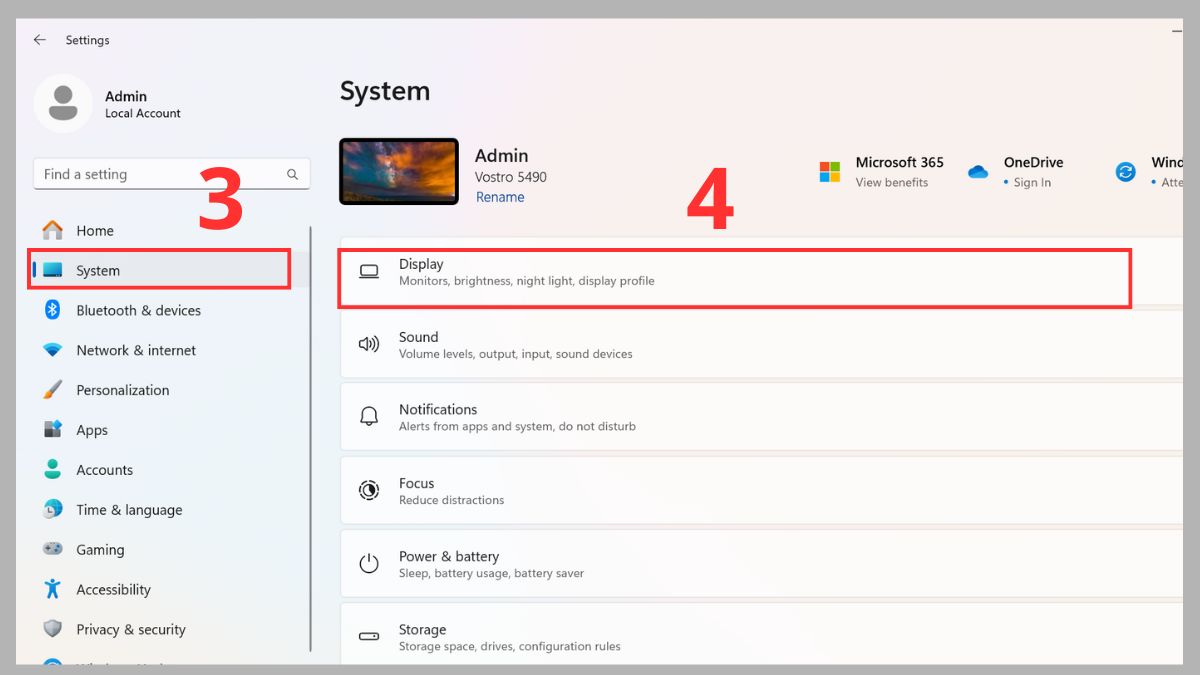 Cách chụp màn hình máy tính không bị sọc bằng chỉnh tần số quét bước 2