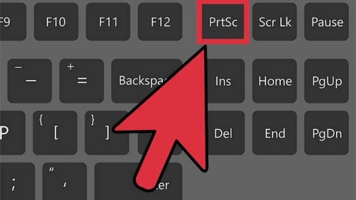 Cách chụp màn hình máy tính không bị sọc bằng phím prtsc