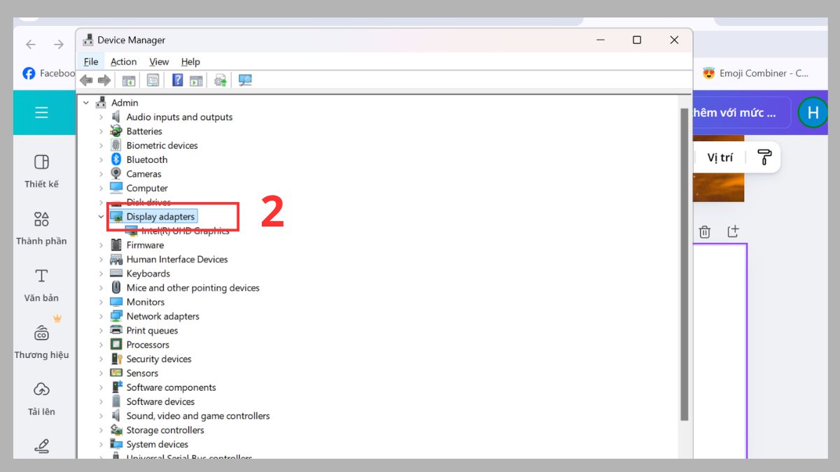 Cách chụp màn hình máy tính không bị sọc bằng cập nhật driver bước 2