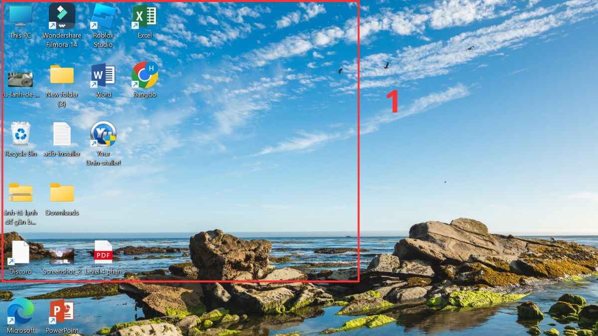 cách chụp màn hình máy tính theo vùng bằng tổ hợp phím bước 1