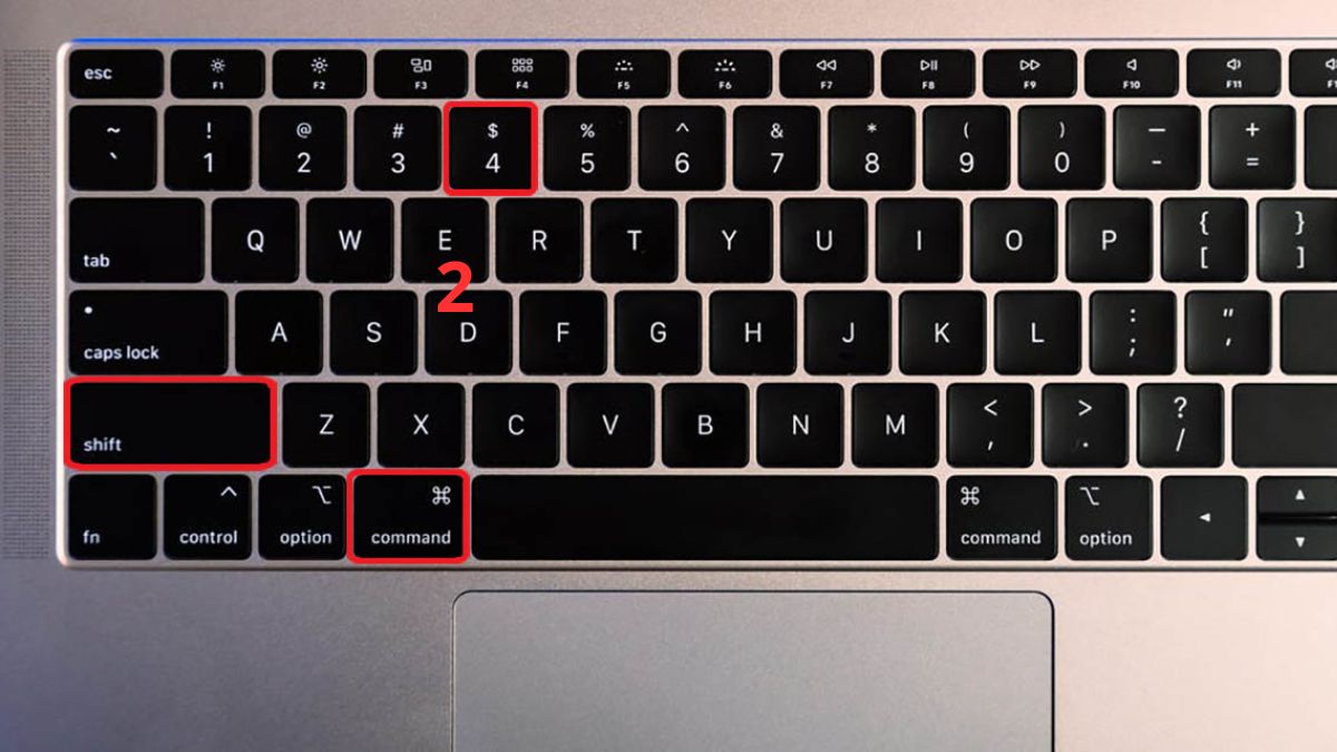 cách chụp màn hình máy tính theo vùng trên MacBook bước 2