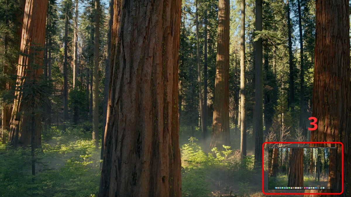 Sử dụng Command + Shift + 4 + Spacebar bước 3