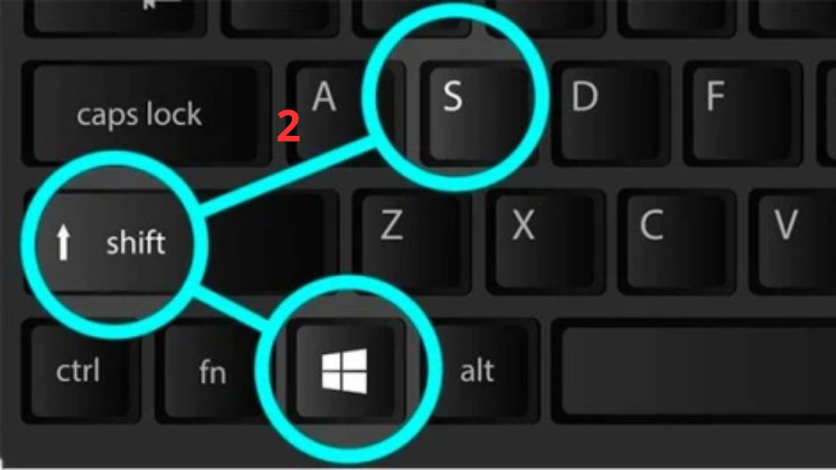 cách chụp màn hình máy tính theo vùng bằng tổ hợp phím bước 2