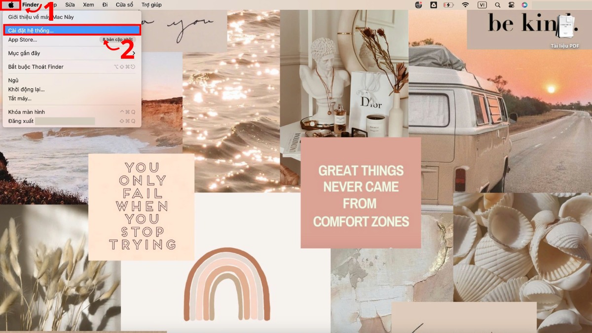 cách chia đôi màn hình máy tính Mac bằng chế độ Split View bước 1