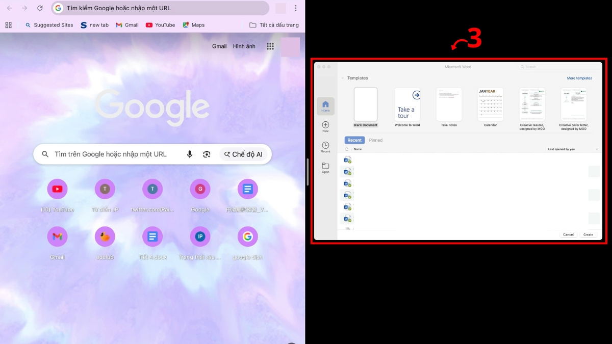 cách chia đôi màn hình máy tính Mac với phiên bản Catalina bước 3