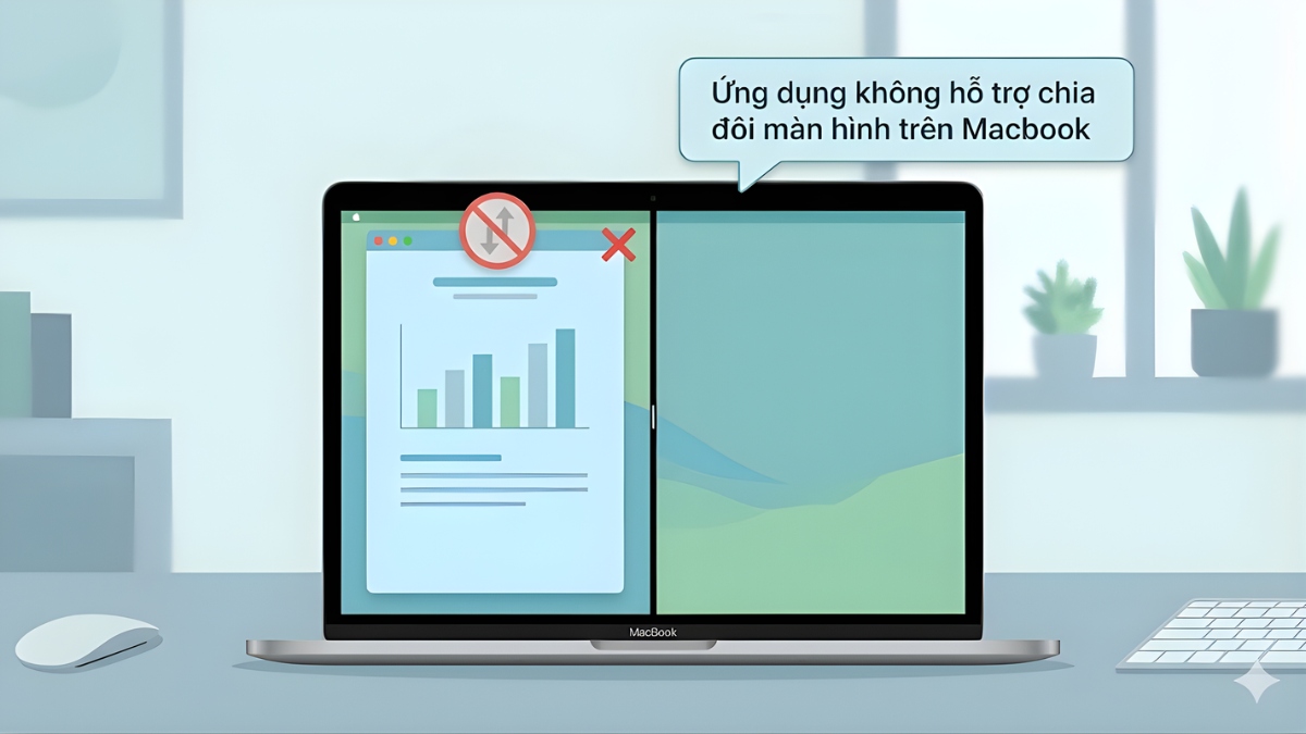 Ứng dụng không dùng được tính năng chia đôi màn hình