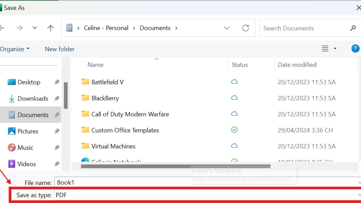 Cách chuyển file Excel sang PDF không bị cắt trực tiếp - bước 3
