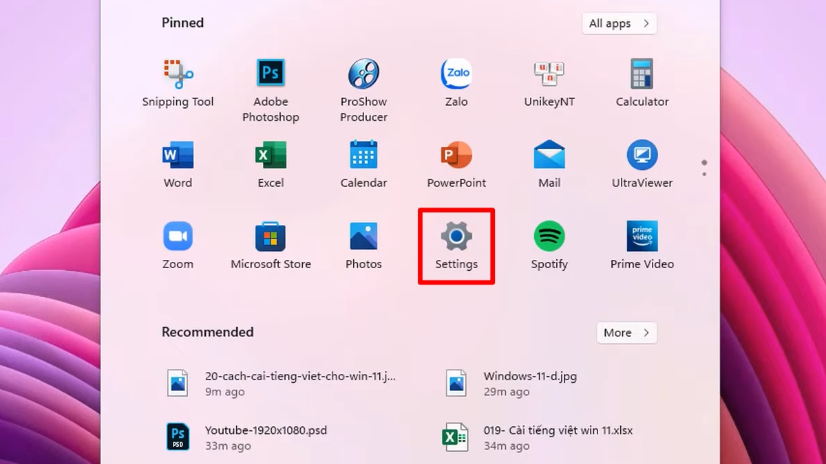 Hướng dẫn thay đổi cài đặt ngôn ngữ hệ thống trên Windows - bước 1